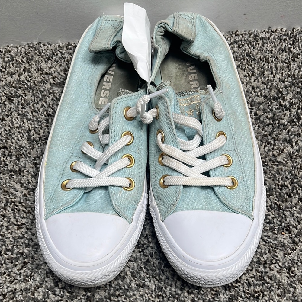 Converse All Star Low Top Women’s ' Light Blue Sneakers Womens Size 7